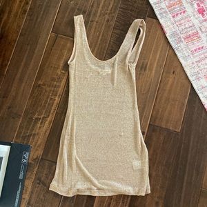 For love and lemons metallic knit dress